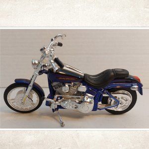 Maisto Blue Harley Davidson Diecast  Motorcycle 1:18